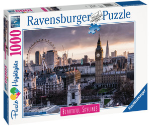 1000 Teile Ravensburger Puzzle Panorama London bei Nacht 15064 