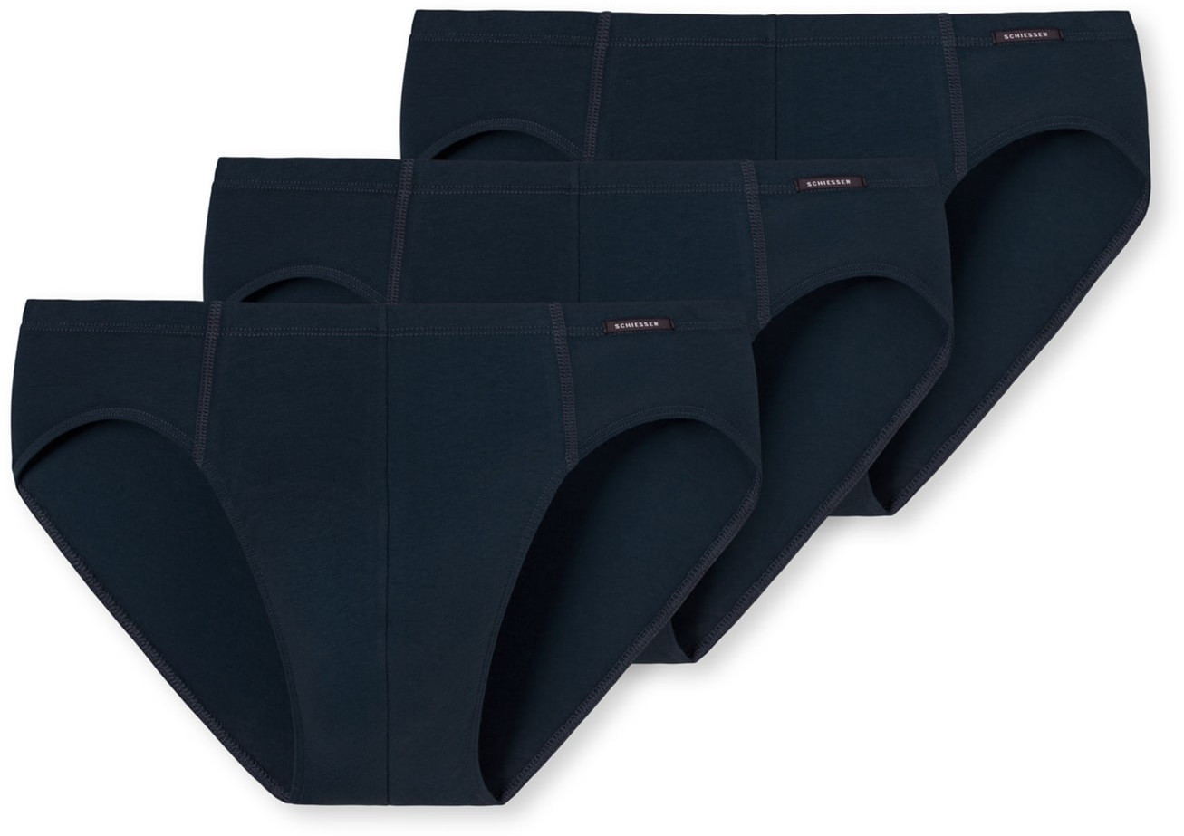 Men's Cotton Stretch Supermini Briefs - 3 Pack 205221 XL Black