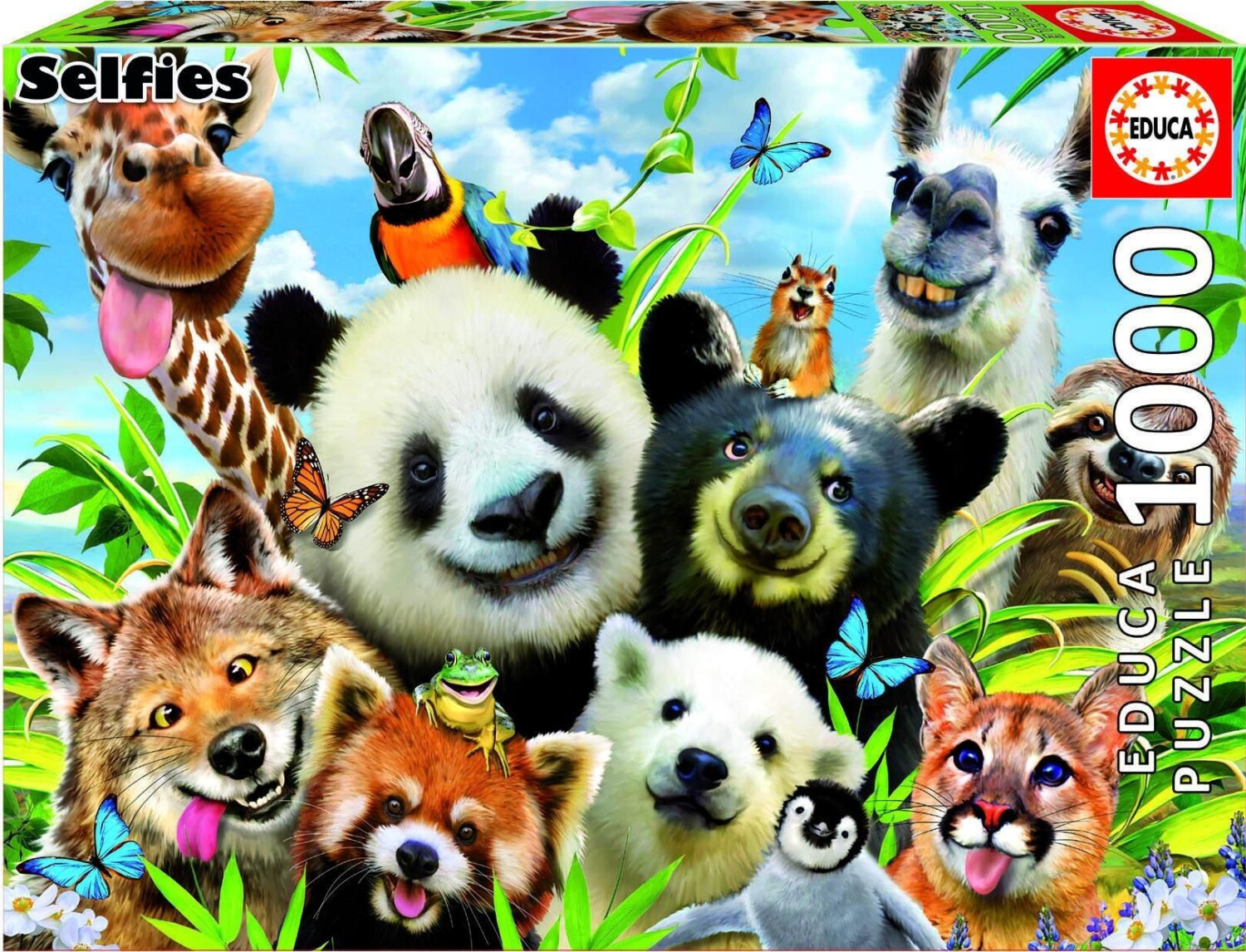 Educa Borrás 1000 Llama Drama Selfie