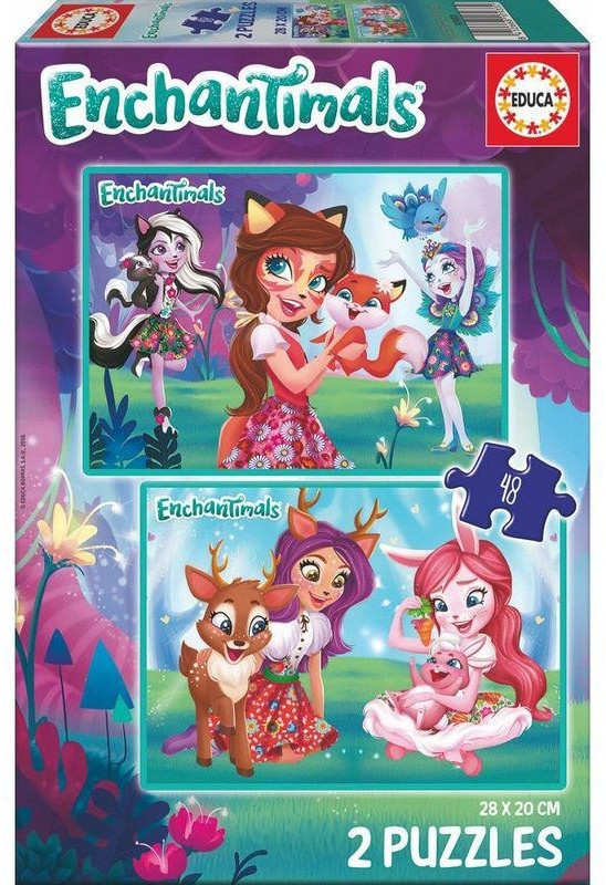 Educa Borrás 2x48 Enchantimals