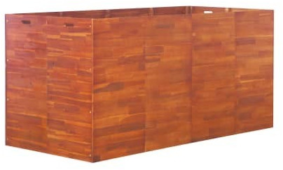 VidaXL Planter Acacia Wood  200 x 100 x 100 cm