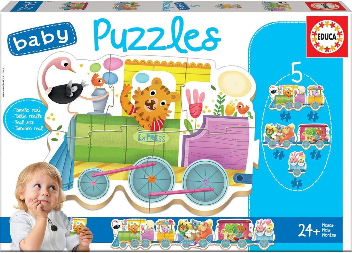 Educa Borrás animal train