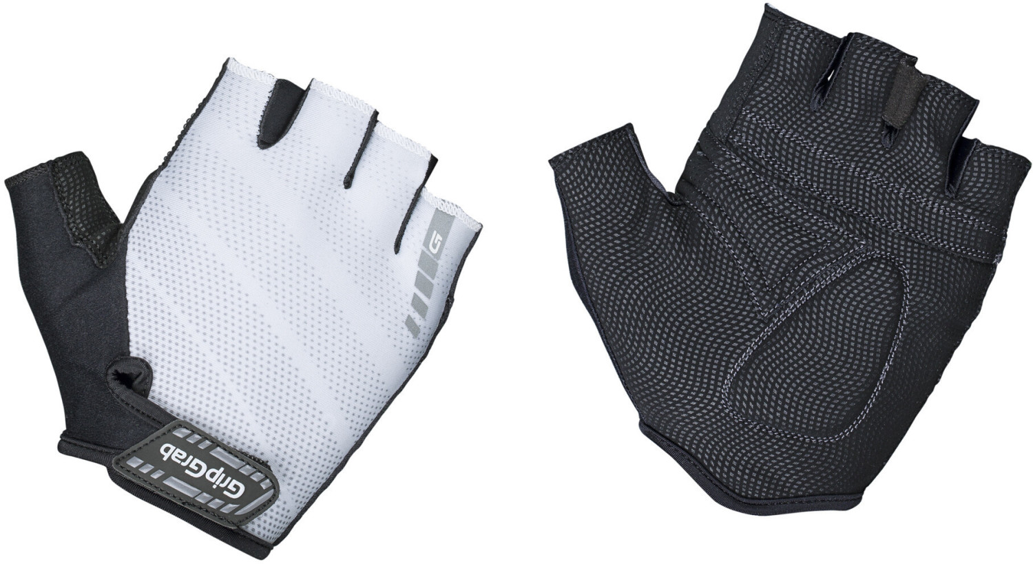 GripGrap Rouleur Gepolsterte Gloves white