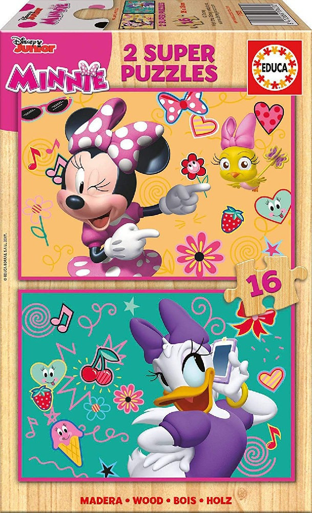 Educa Borrás Minnie 2 x 16