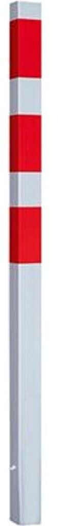 Gausmann Gausmann Absperrpfosten 70 x 70 mm rot/weiß ortsfest 1400 mm - detail view