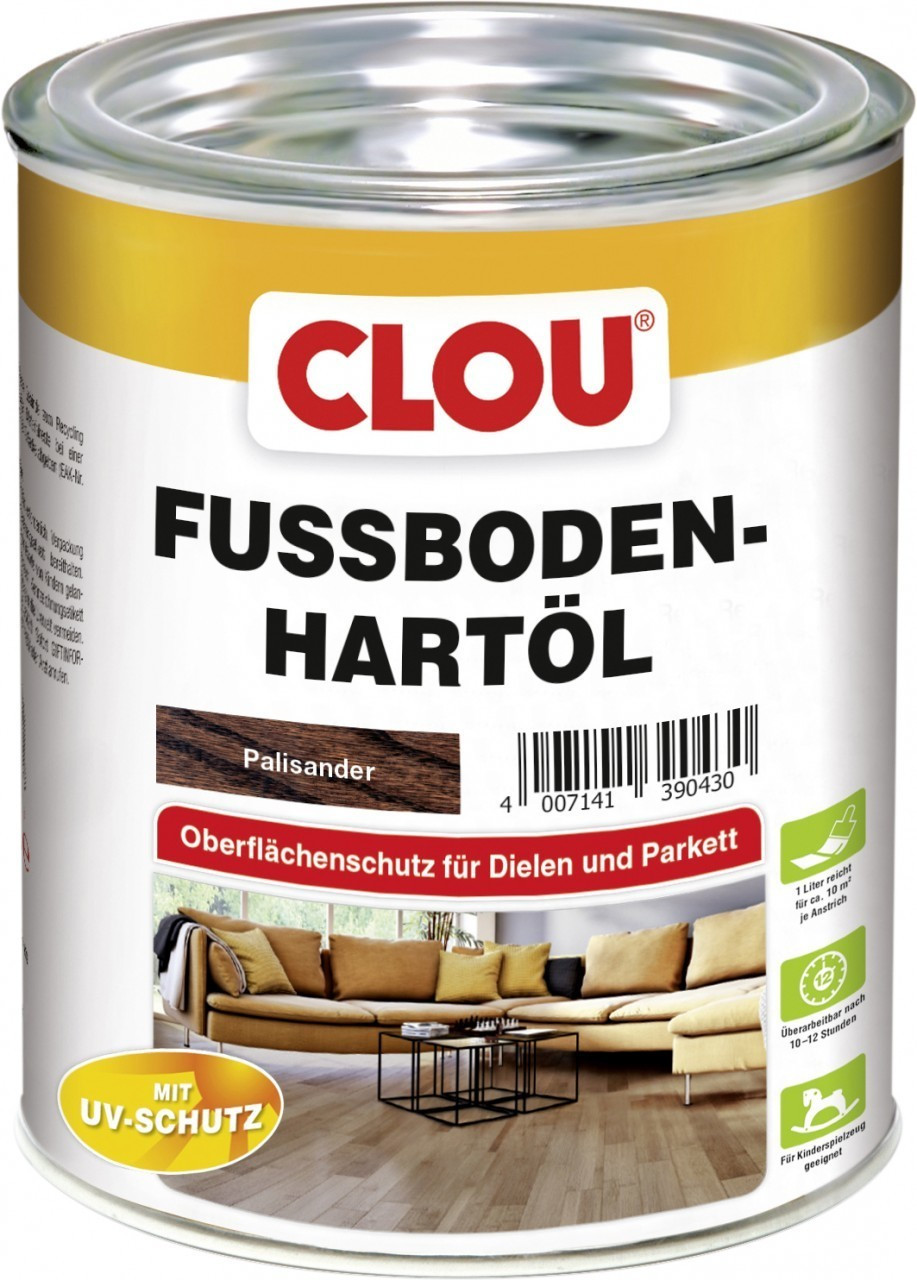 CLOU Fussboden-Hartöl 0,75 l Palisander