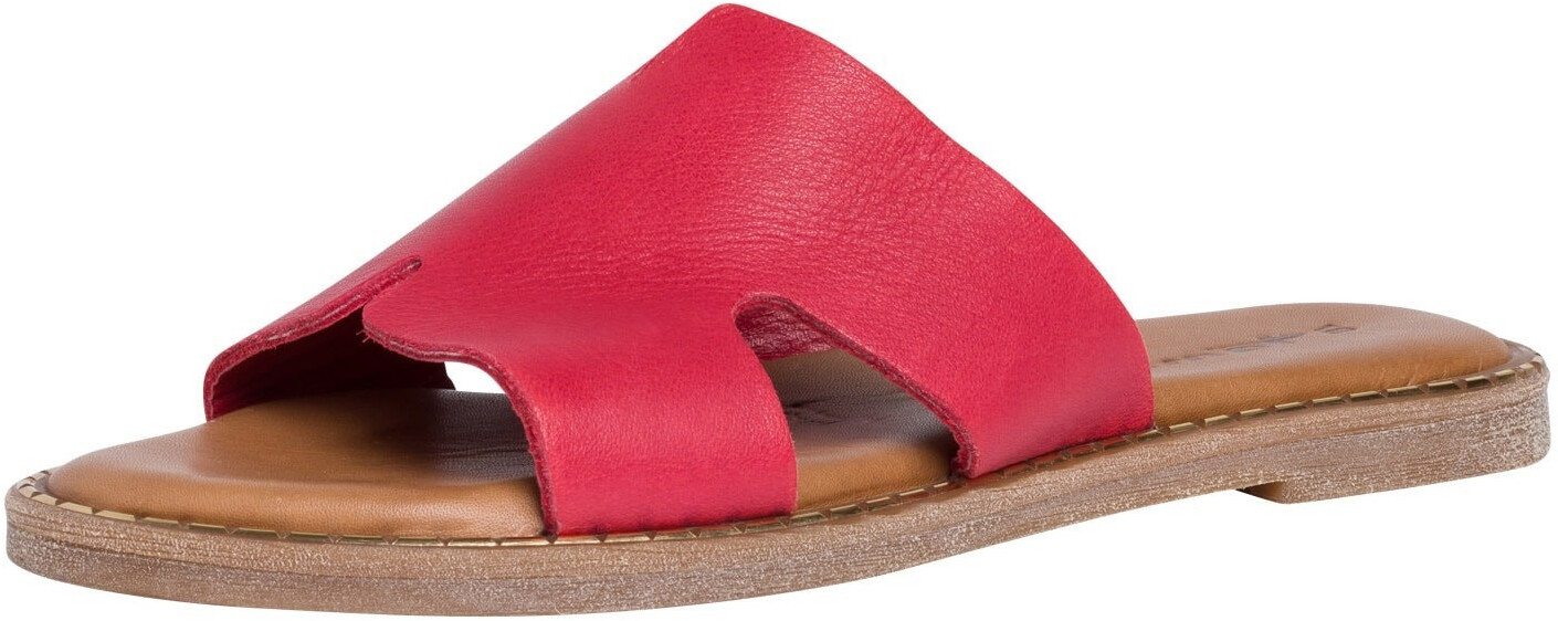 tamaris leather mule