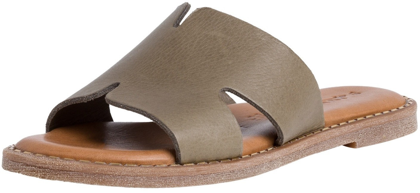 tamaris leather mule