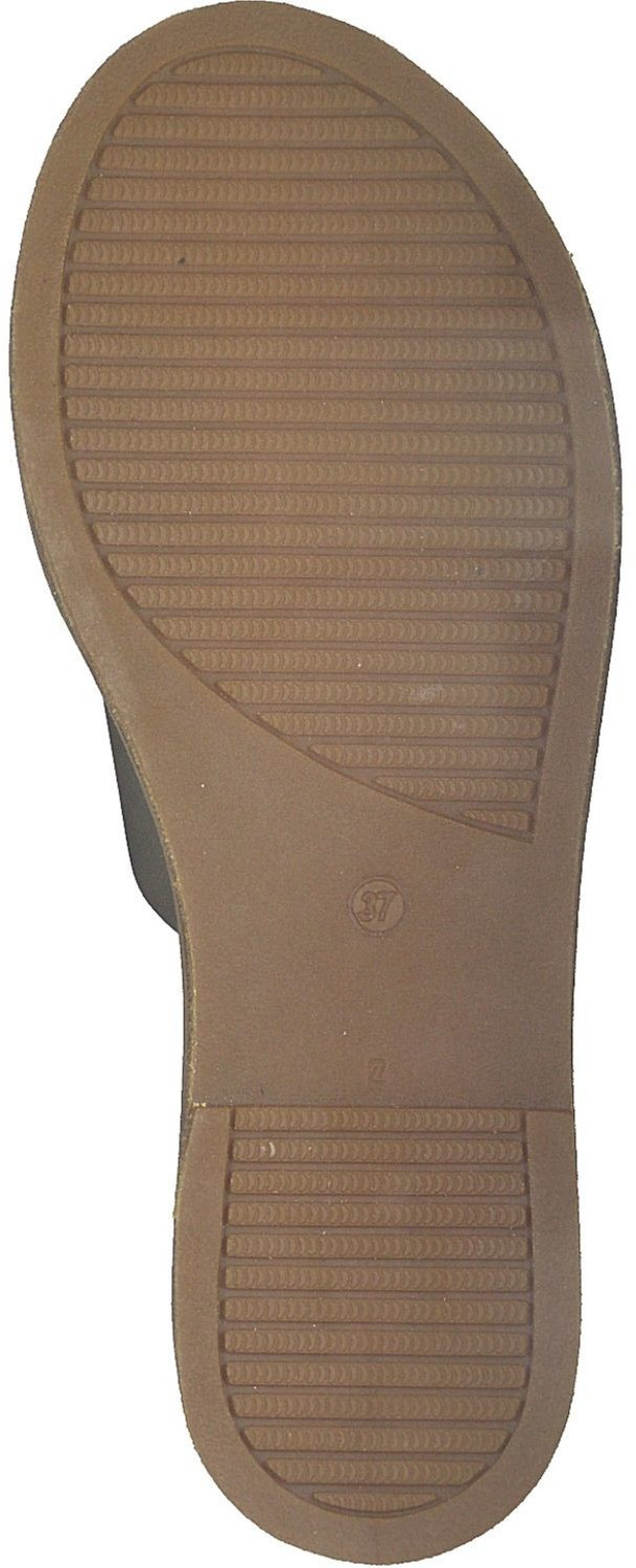 tamaris leather mule