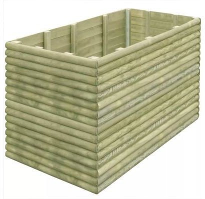 VidaXL Planter Pinewood Impregnated 150 x 106 x 96 cm