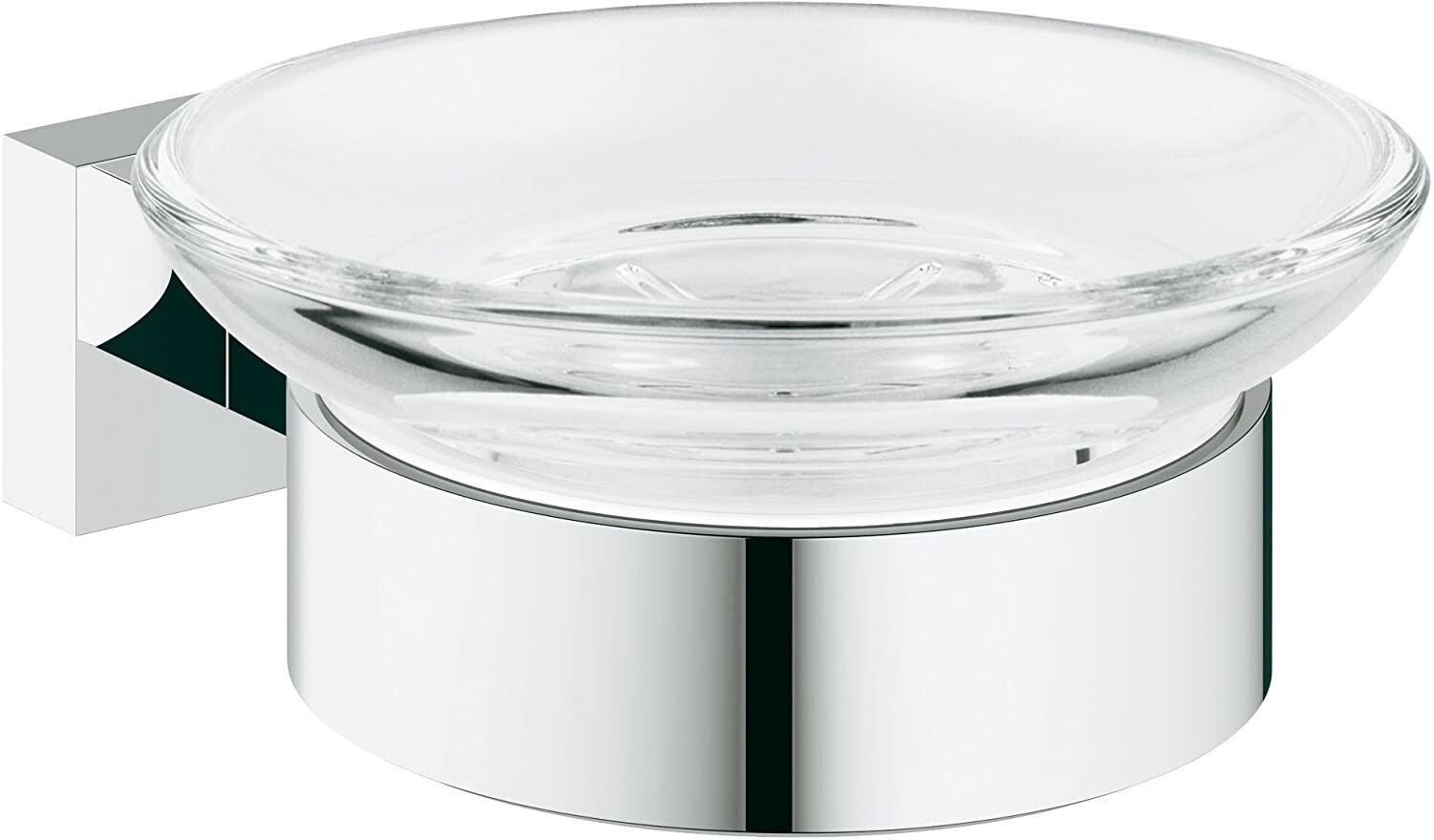 GROHE Essentials Cube Soap Holder Chrome
