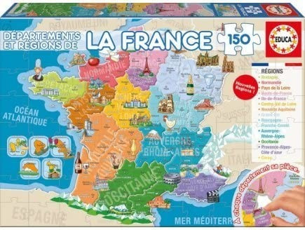 Educa Borrás Départements et Régions de la France