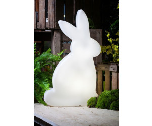 Dekoleuchte Hase Shiny Kunststoff Indoor & Outdoor Weiß 