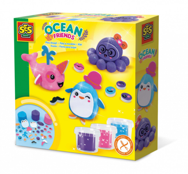 SES Creative Pâte à modeler - Amis de l’océan
