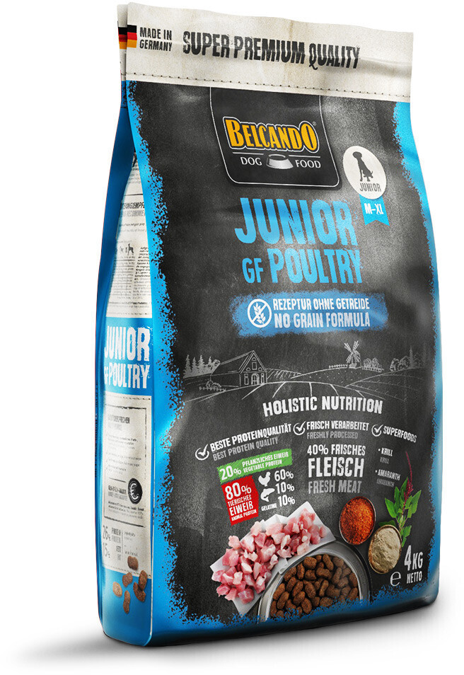 Belcando Junior GF Poultry middle/larg breeds dog dry food 4kg