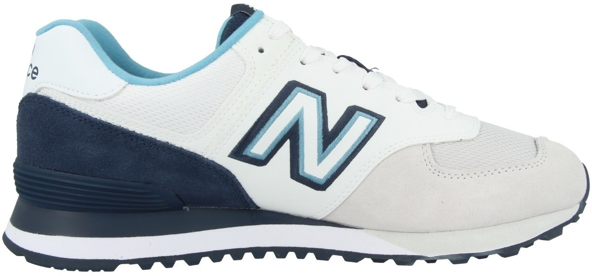 New Balance ML574 white with nb navy ab â¬ 75,49 | Preisvergleich bei idealo.at