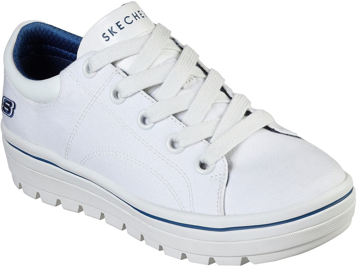 skechers street cleat white