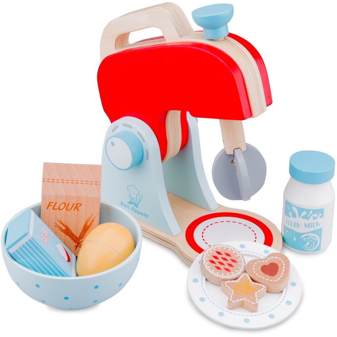 New Classic Toys 10707 Mixer Set, White