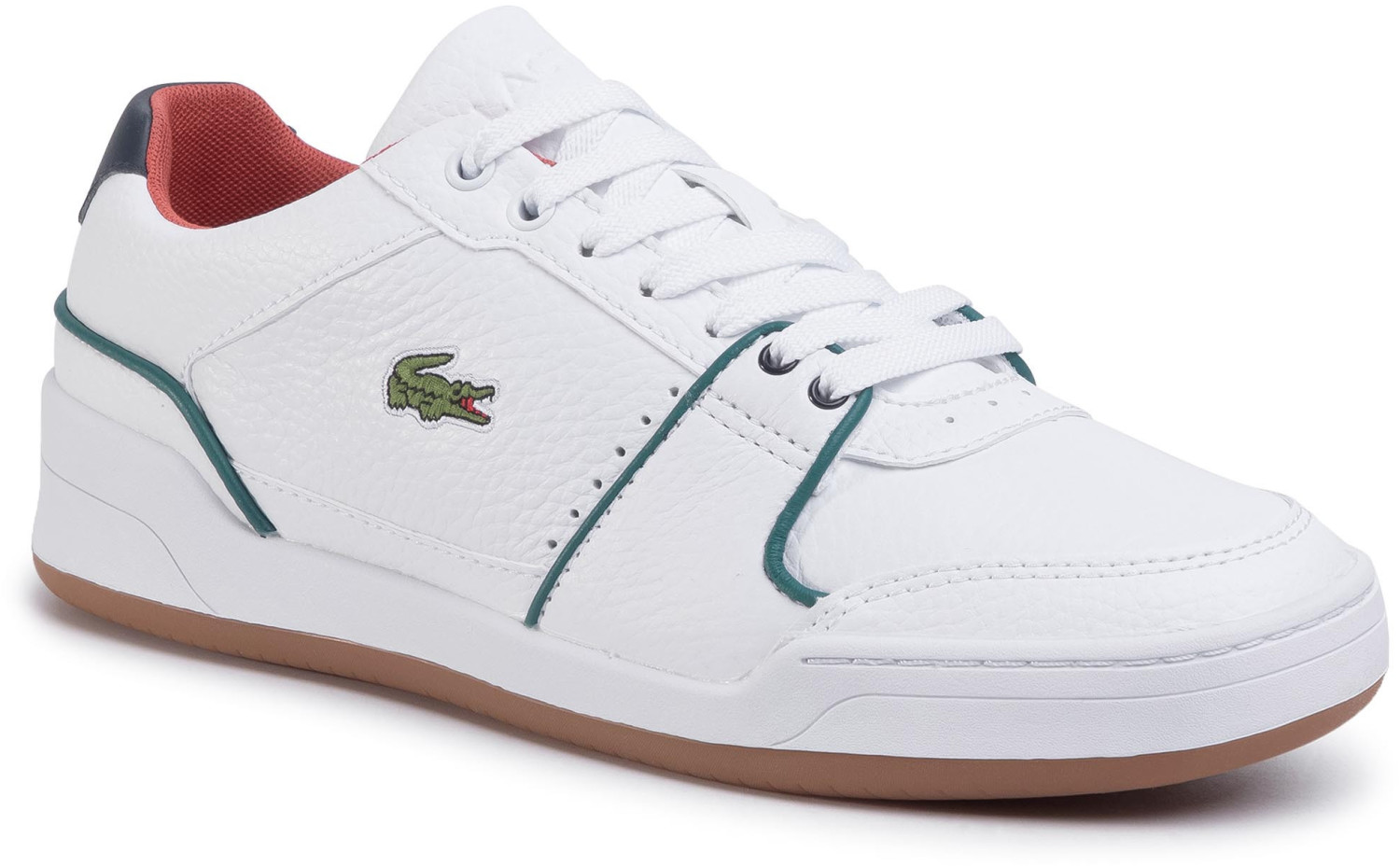 lacoste challenge leather trainer