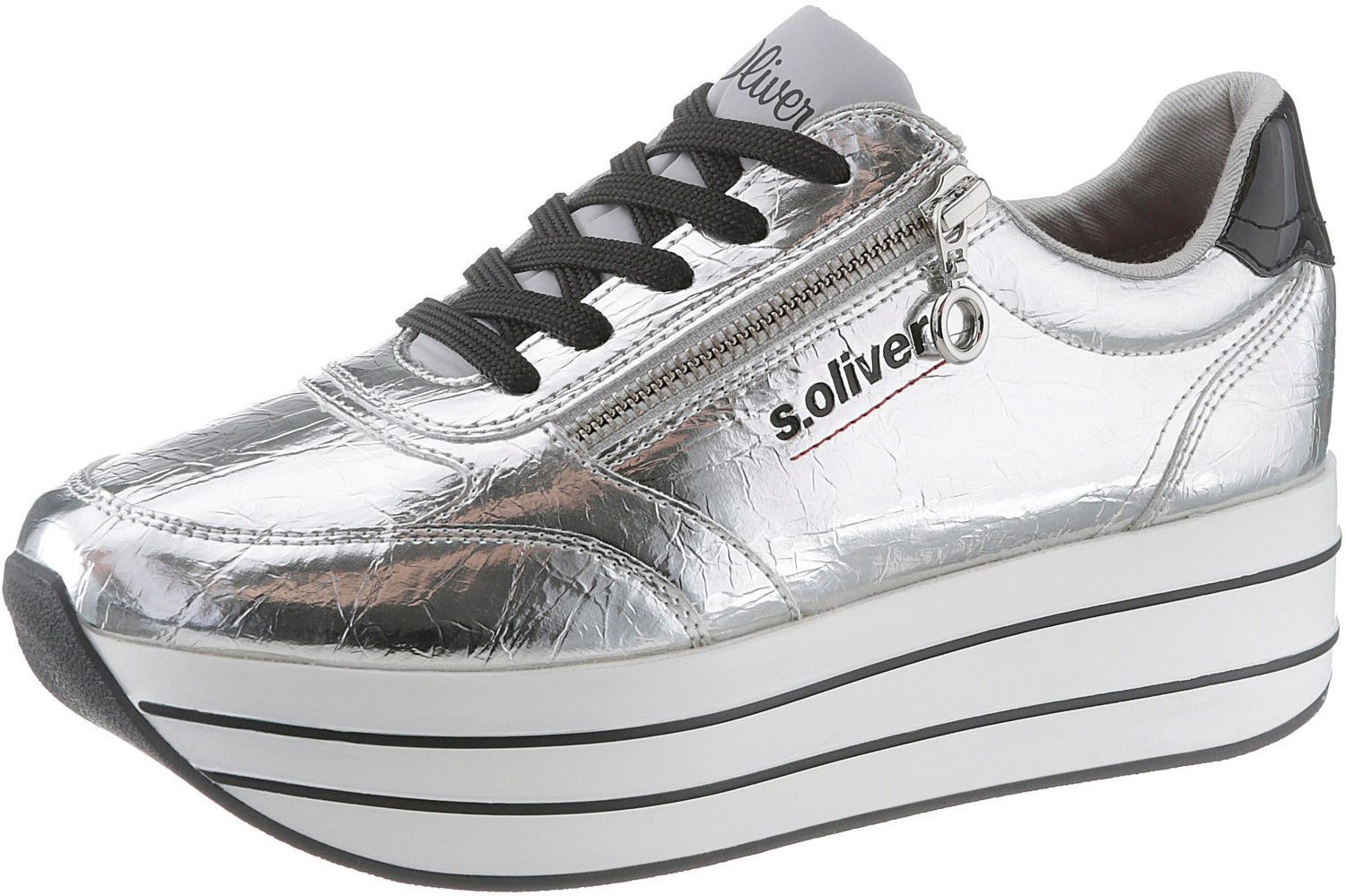 S.Oliver Trainers (101.912.106.23641) silver cracle