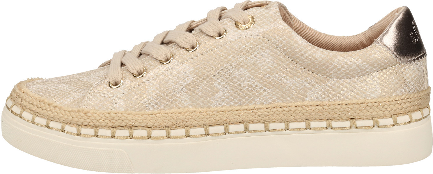 S.Oliver Platform Trainers (101.901.106.23609) champagne snake