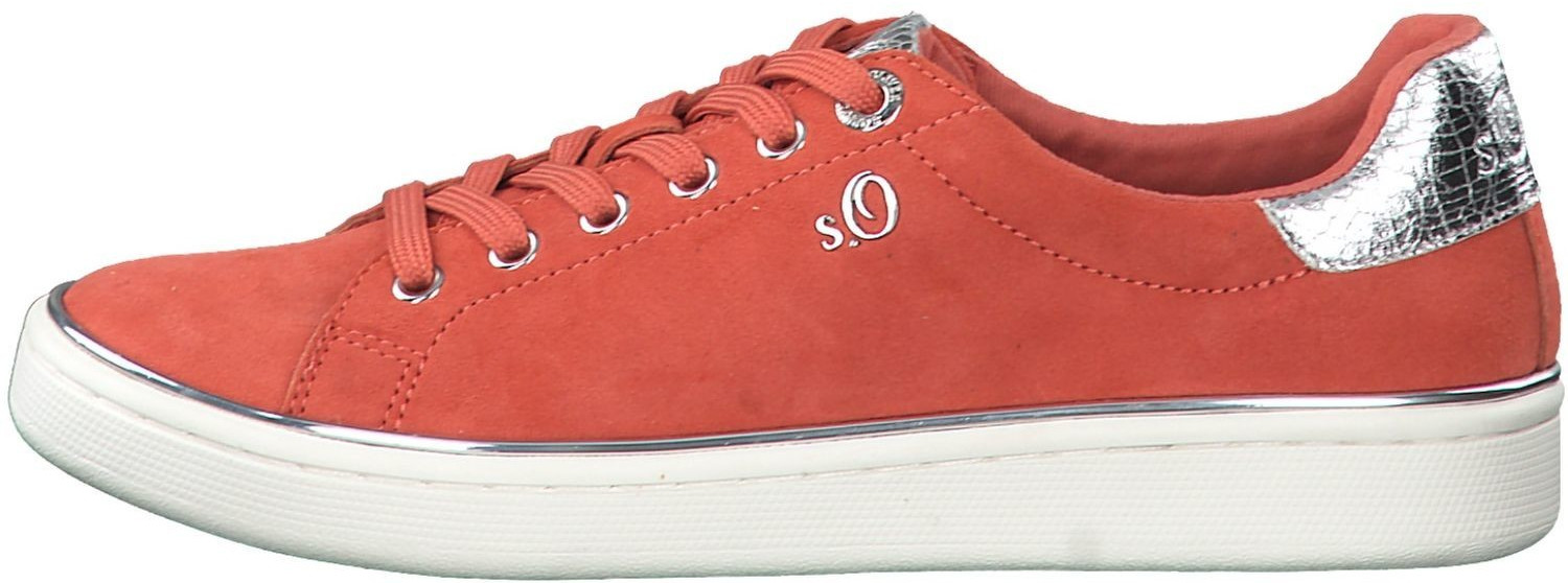S.Oliver Classic Leather Trainers (101.001.106.23625) coral