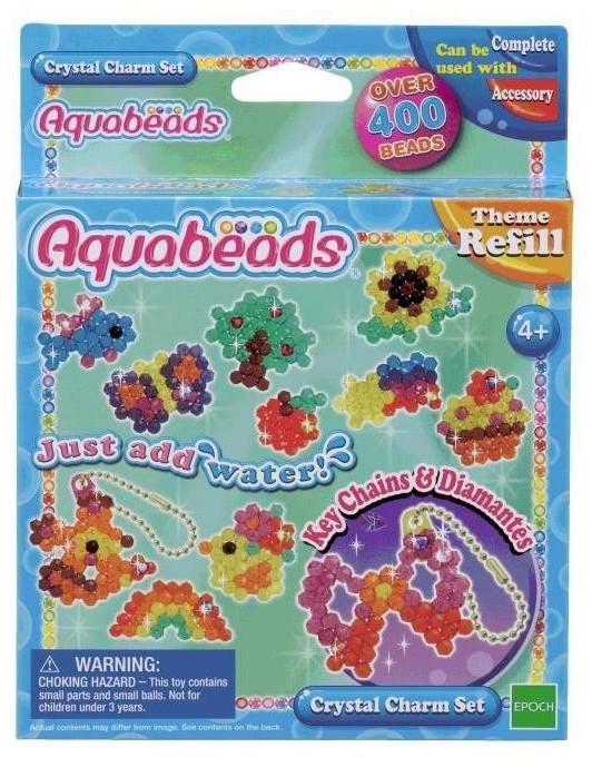 Aquabeads Theme Refill - Key Chains & Diamants