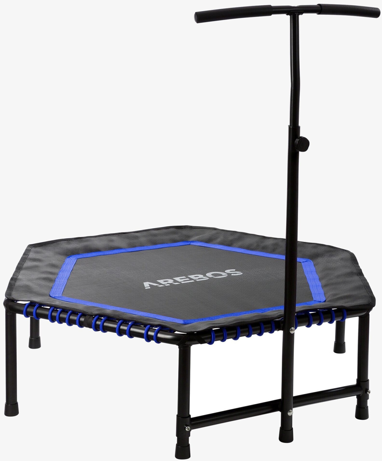 Arebos Mini Rebondisseur Fitness hexagonal bleu