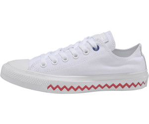 converse white red and blue