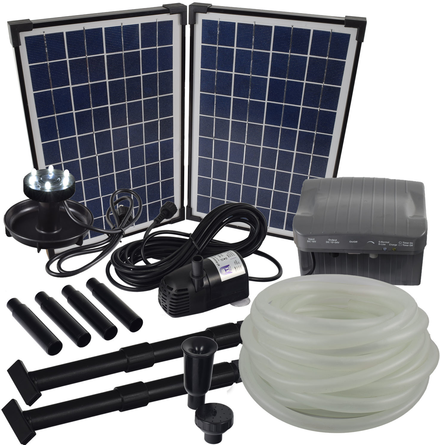 AgoraTec Solar Bachlaufpumpe Set 20W (001001048) ab 193,95