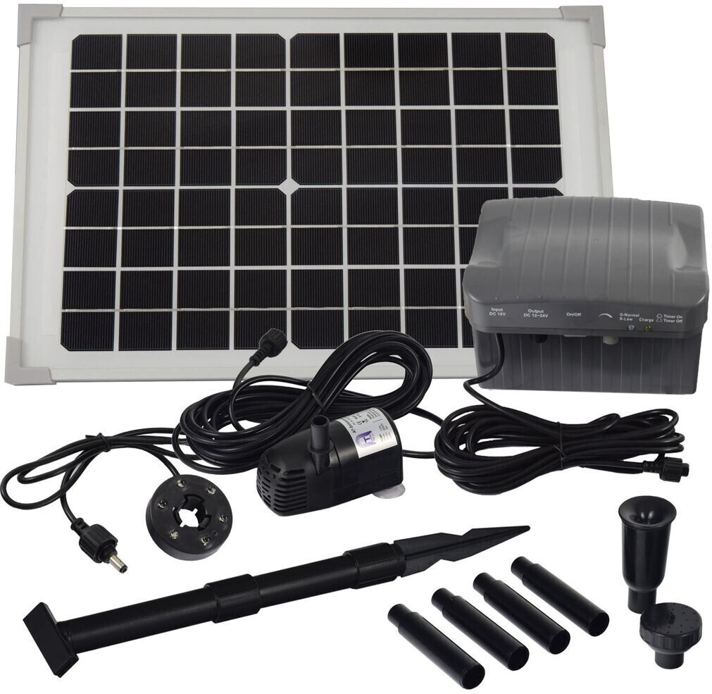 AgoraTec Solar Teich Pumpen Set 10W (001001004) ab 129,95