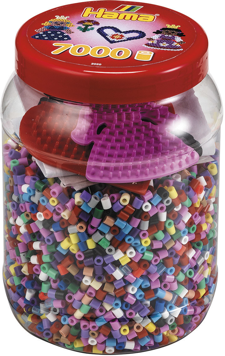 Hama Perles et plaques en pot