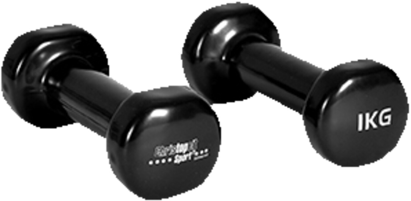Christopeit Fitness Dumbbell Vinyl 2 x 1 kg