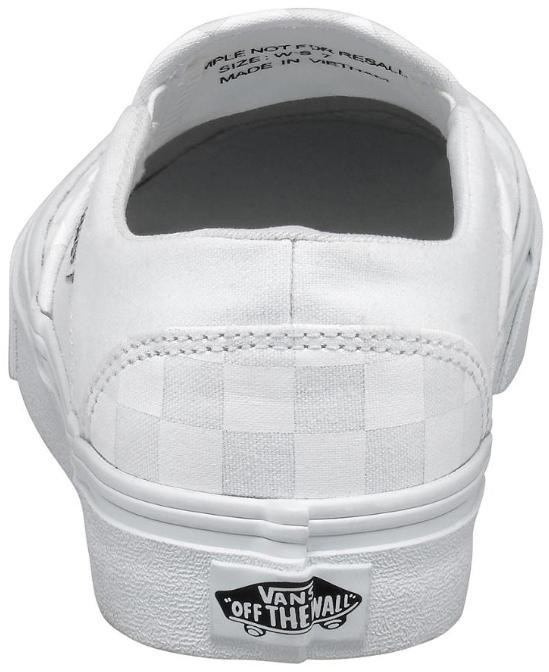 White chequered vans on sale