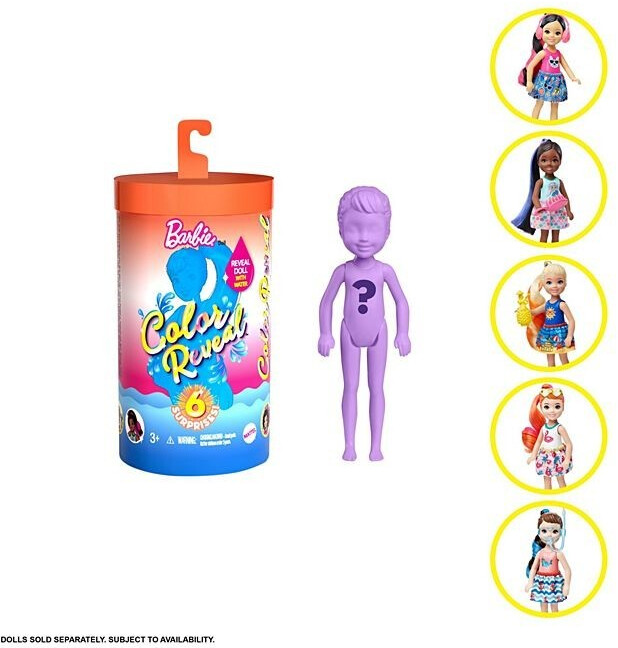 Barbie Color Reveal Chelsea Glitter assorted