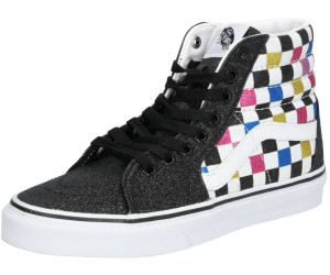 checkered glitter vans