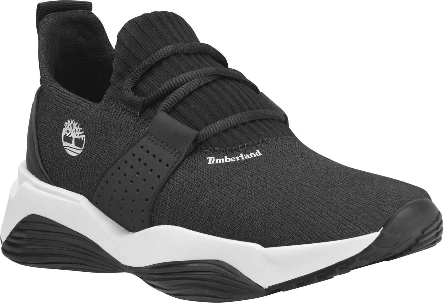 black timberland trainers