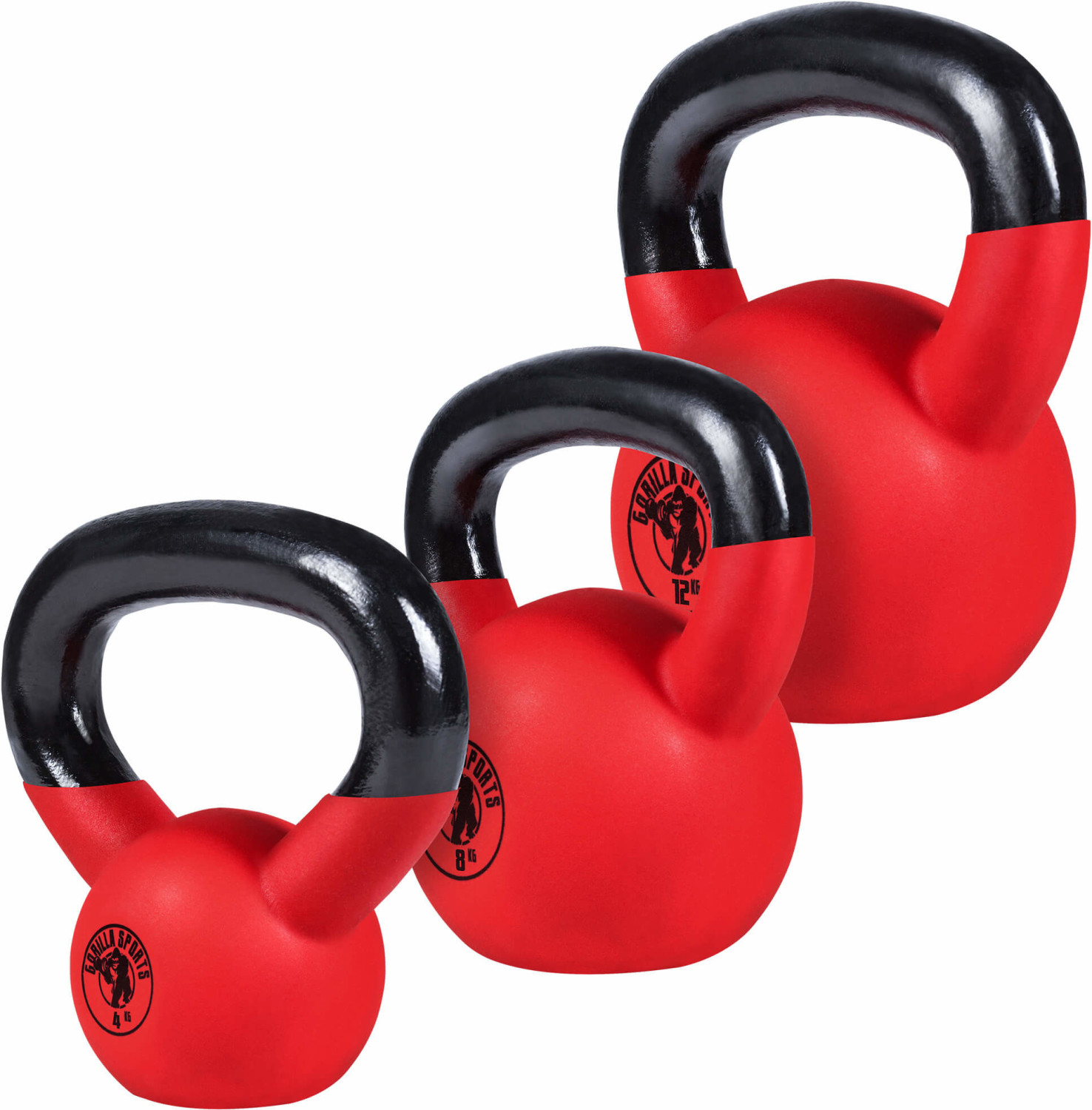Gorilla Sports Kettlebell Set Vinyl (100642)
