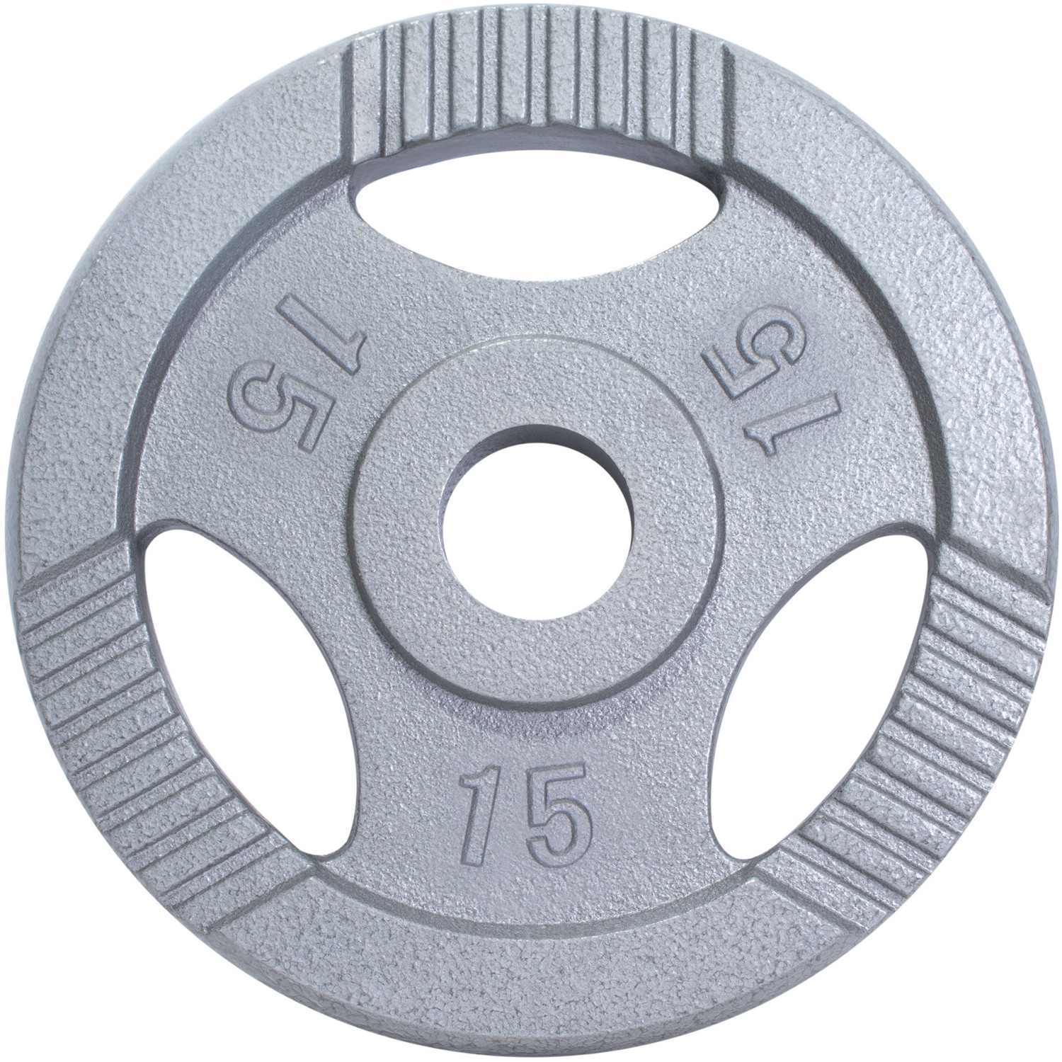 Gorilla Sports Weight Plate 50 mm Cast Iron Gripper (100990) 15 kg
