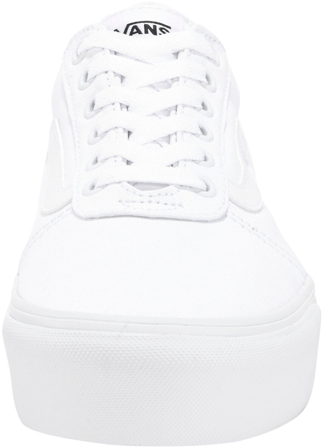 Vans canvas old skool white womens top