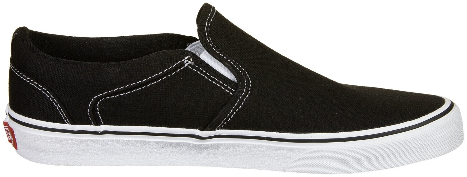 Vans asher black leather new arrivals