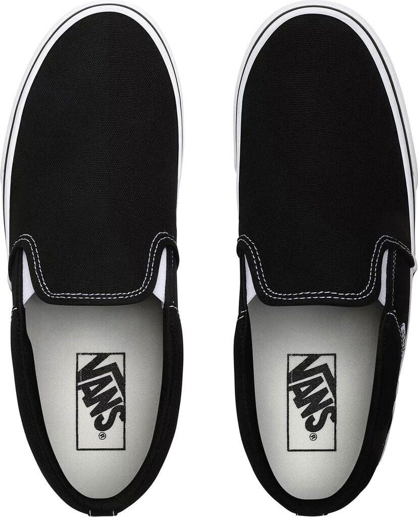 Vans asher black slip on new arrivals
