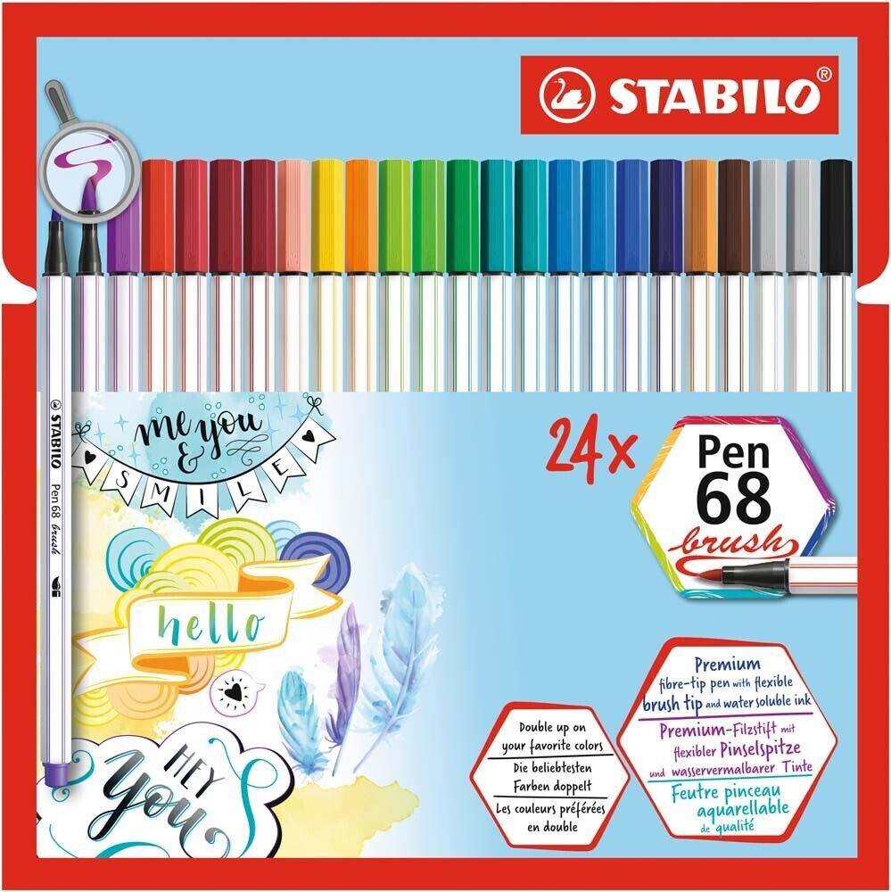 Stabilo PEN 68 Brush 11 neue Farben