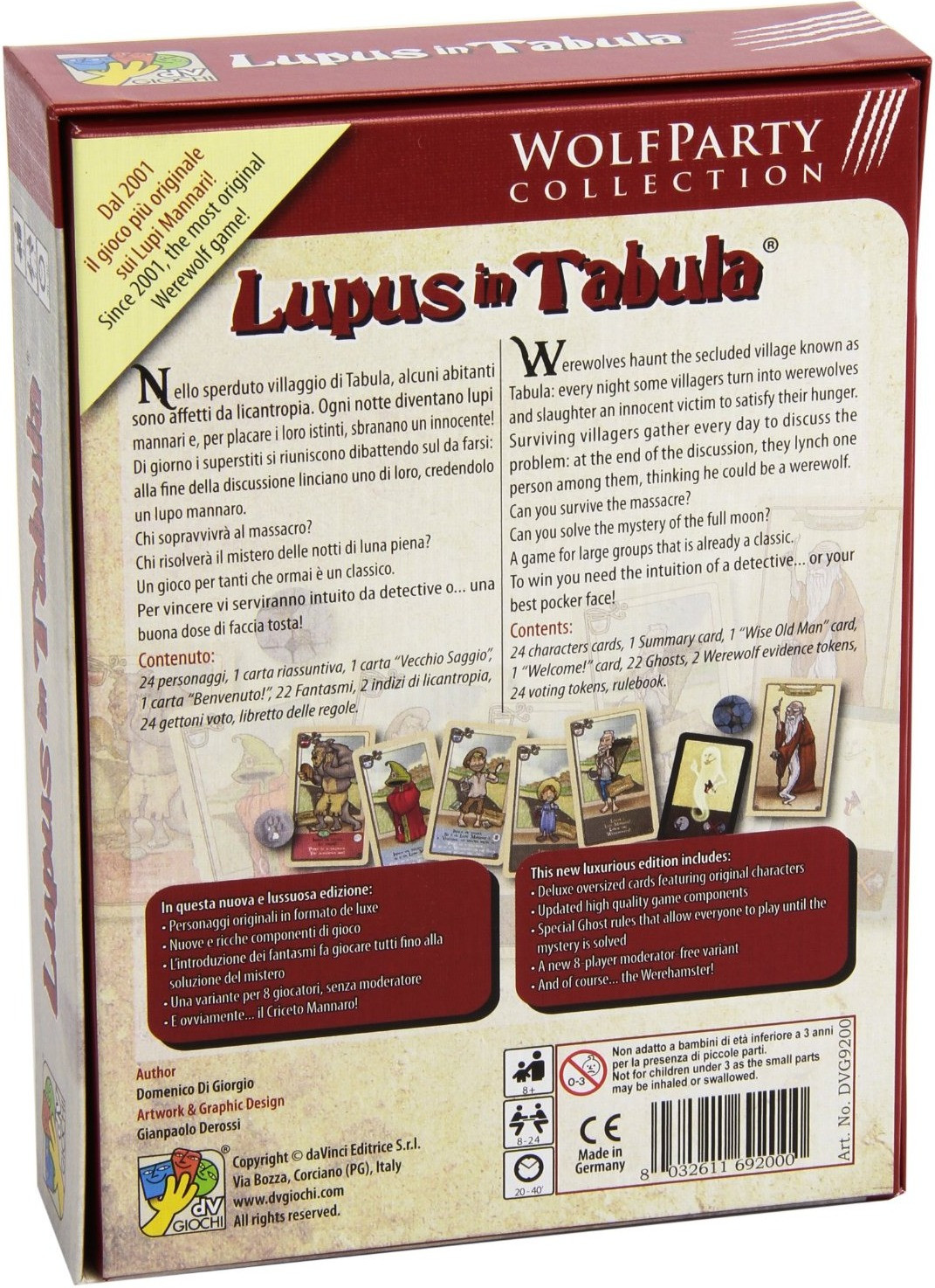 Lupus in Tabula a € 19,98 (oggi)  Migliori prezzi e offerte su idealo
