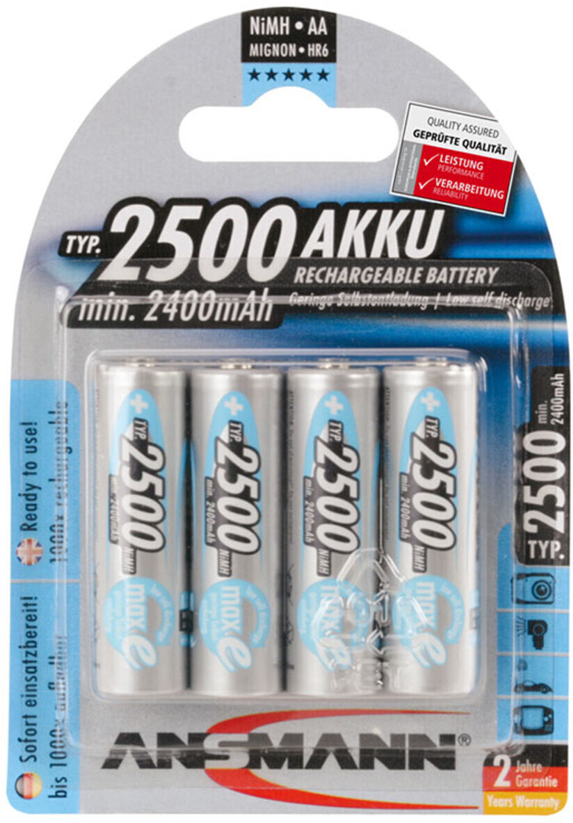 Ansmann maxE HR06 Pile rechargeable LR6 (AA) NiMH 2100 mAh 1.2 V 8 pc(s)