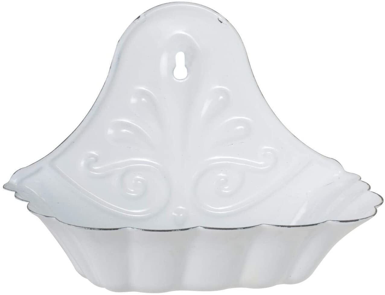 IB Laursen White Enamel Wall Hanging Soap