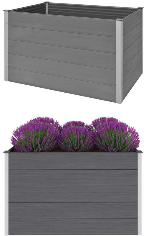 VidaXL WPC Grey 150 x 100 x 91