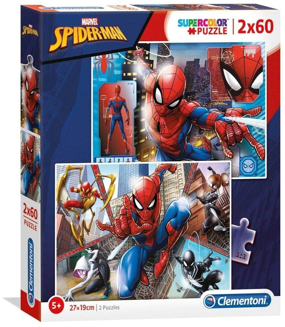 Clementoni Marvel Spider-Man  2x60 pcs Supercolor Puzzle