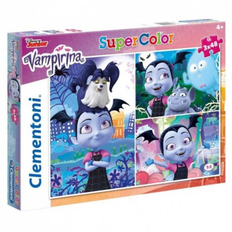 Clementoni Disney Vampirina 3x48 pcs  Supercolor Puzzle