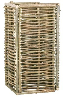 vidaXL Planter Hazelnut Wood 40 x 80 x 40 cm